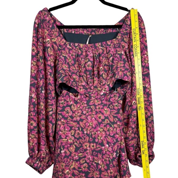 Free People Jael Printed Mini Dress, Size Small - Picture 5 of 10